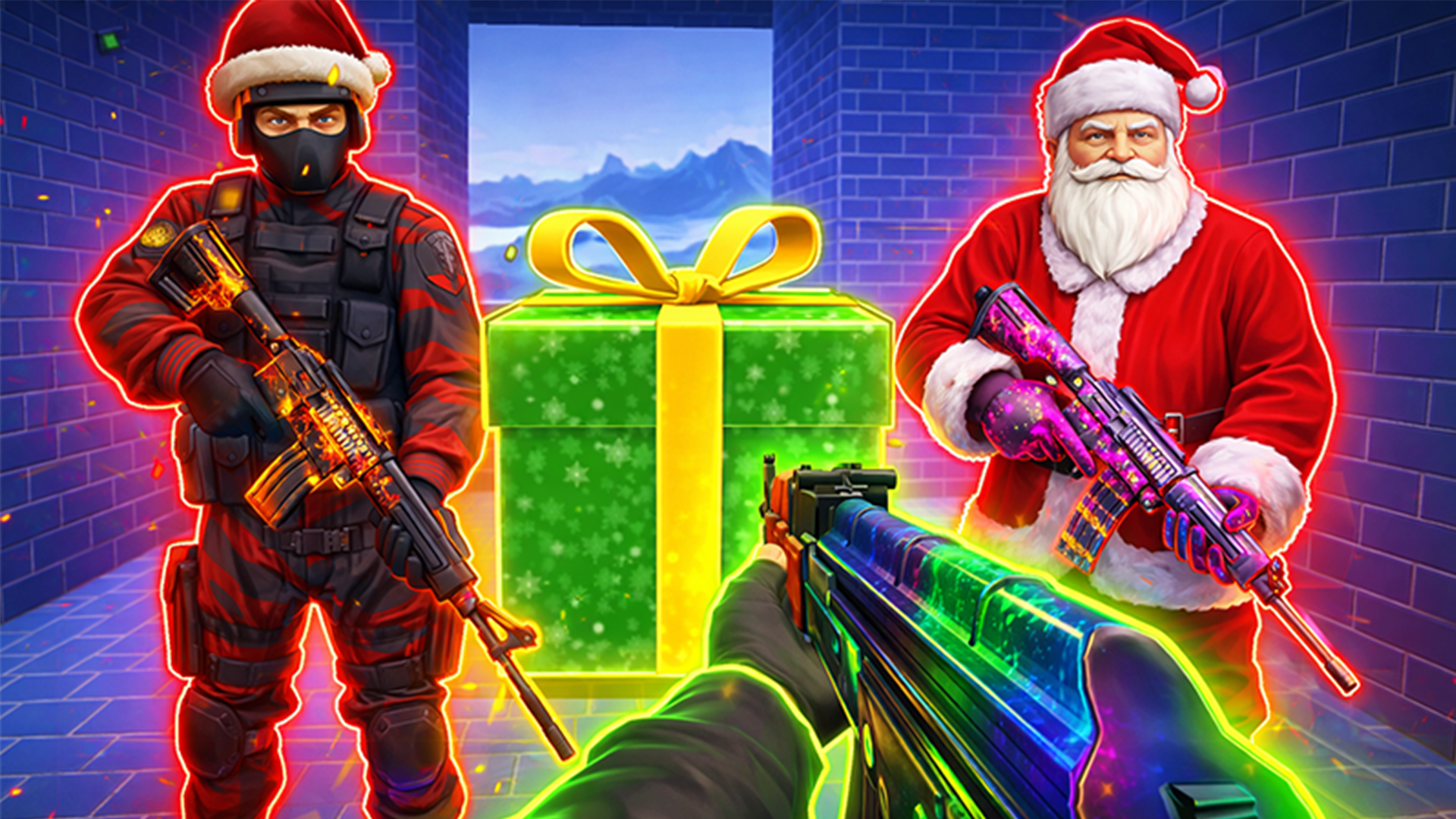 Arte da capa de Escape with Santa's Gift