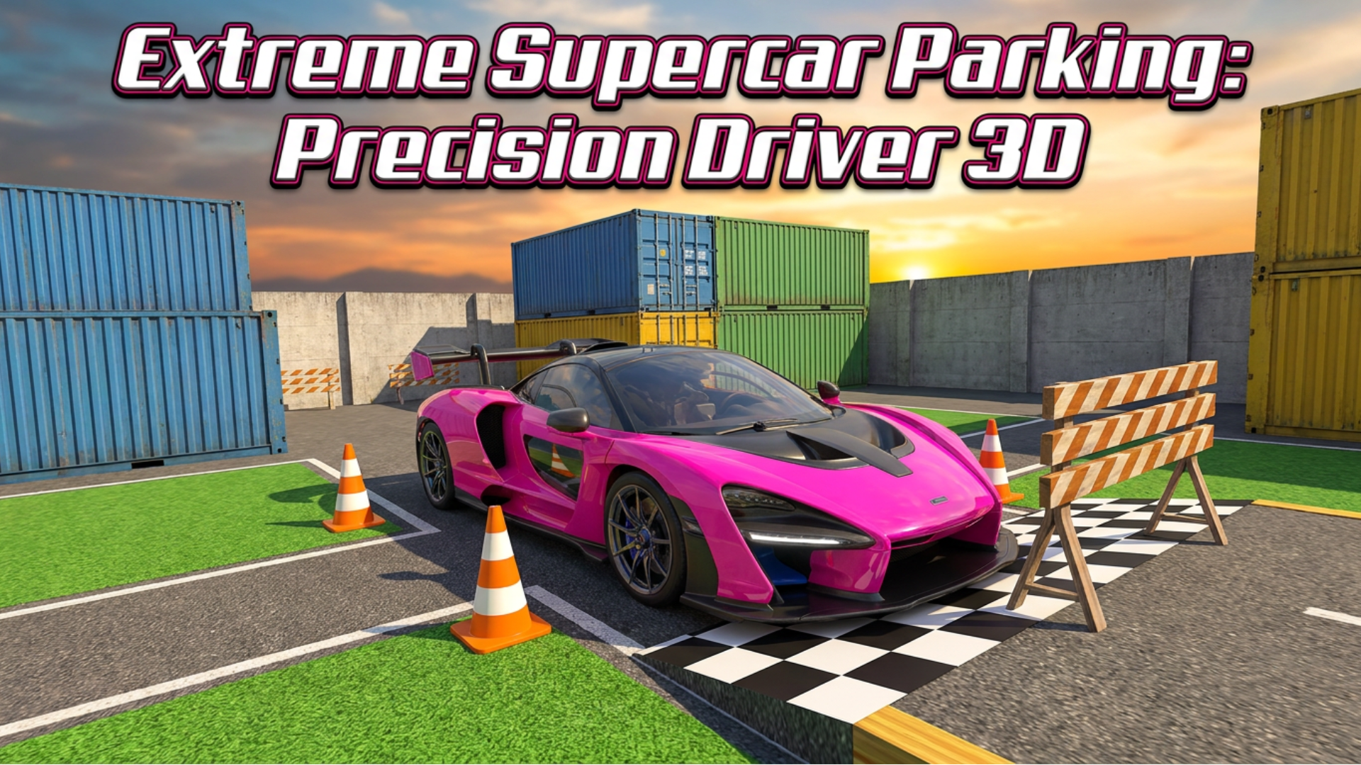 Extreme Supercar Parking: Precision Driver 3D