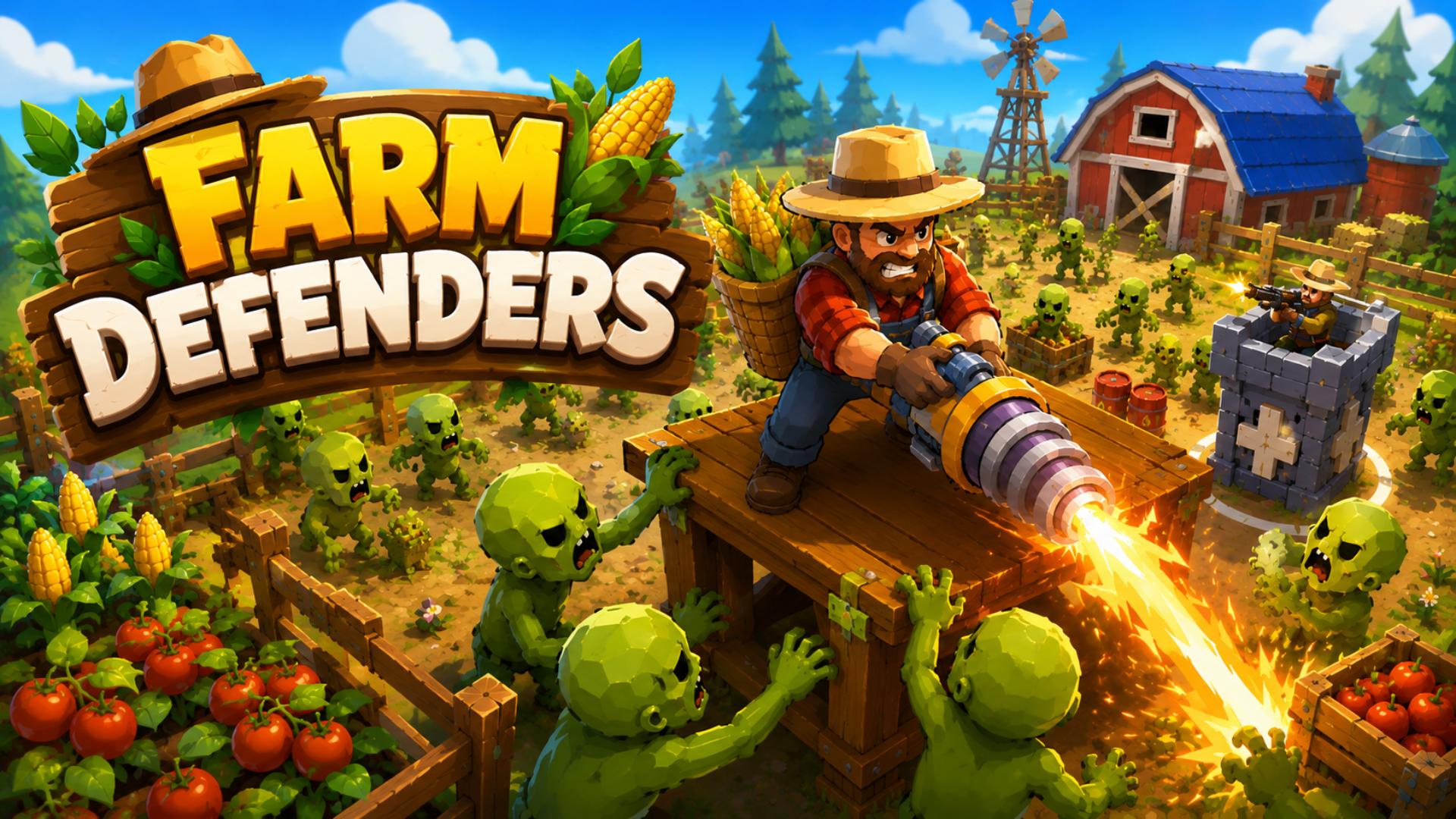 Arte da capa de Farm Defenders