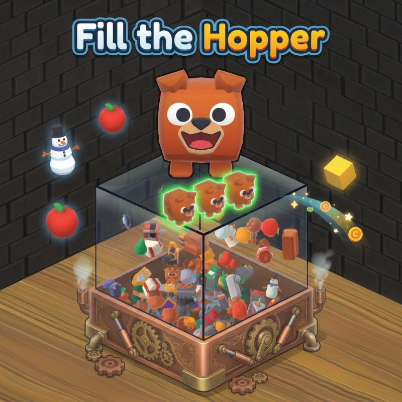 Fill the Hopper - Math Games puzzle game thumbnail