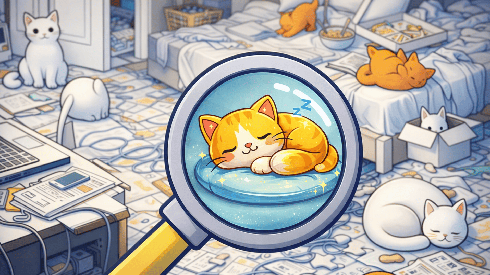 Arte da capa de Find the Kitten: Spot the Cat