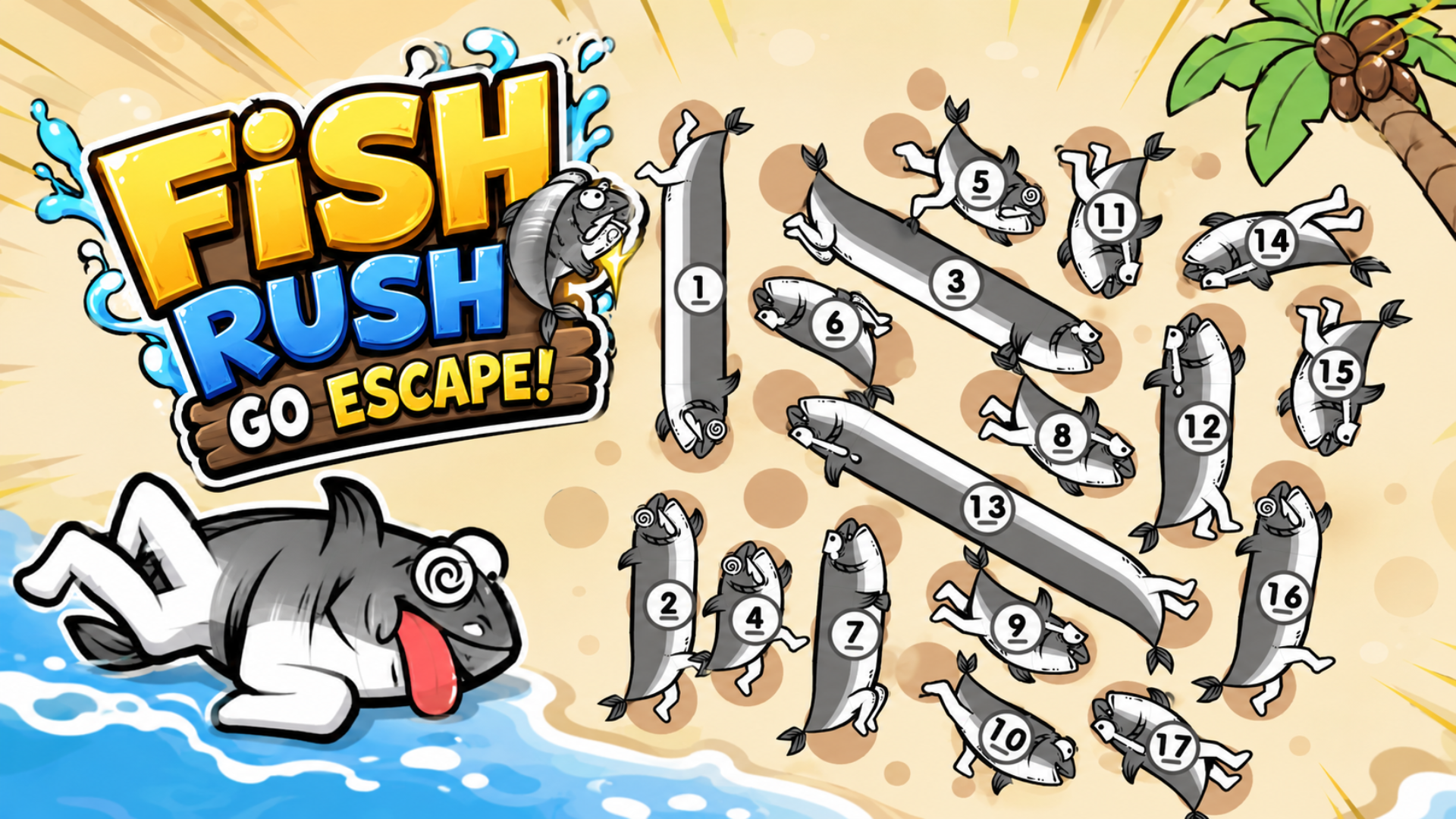 Fish Sort: Rush Go Escape