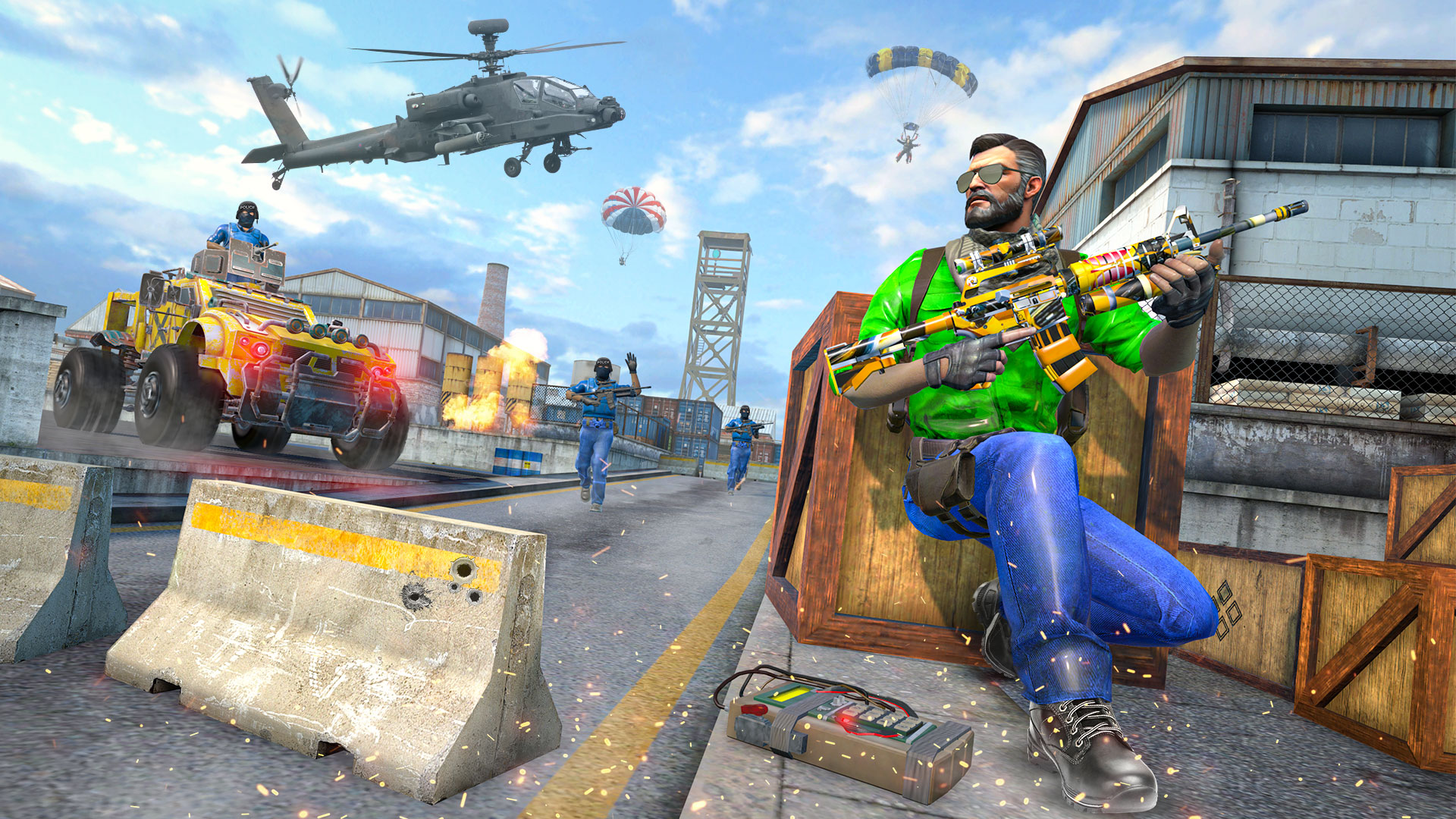 FPS Gun Shooting Game 3D  cover art