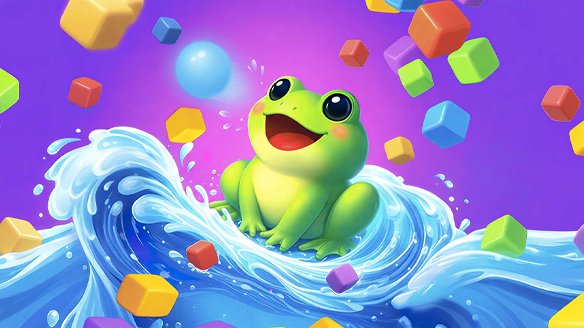Arte da capa de Frog Color Shoot: Pixel Blast