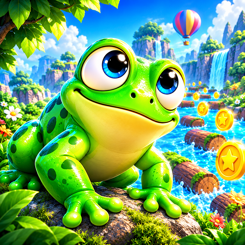 Frog Dash 3D: Jump Runner