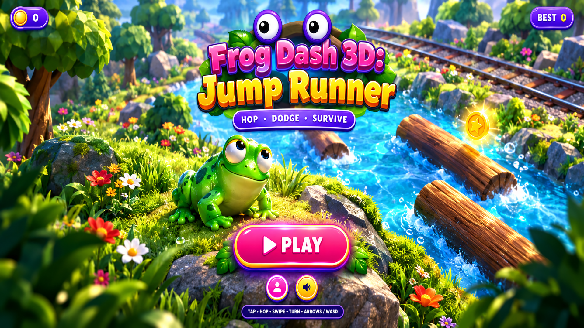 Frog Dash 3D: Jump Runner