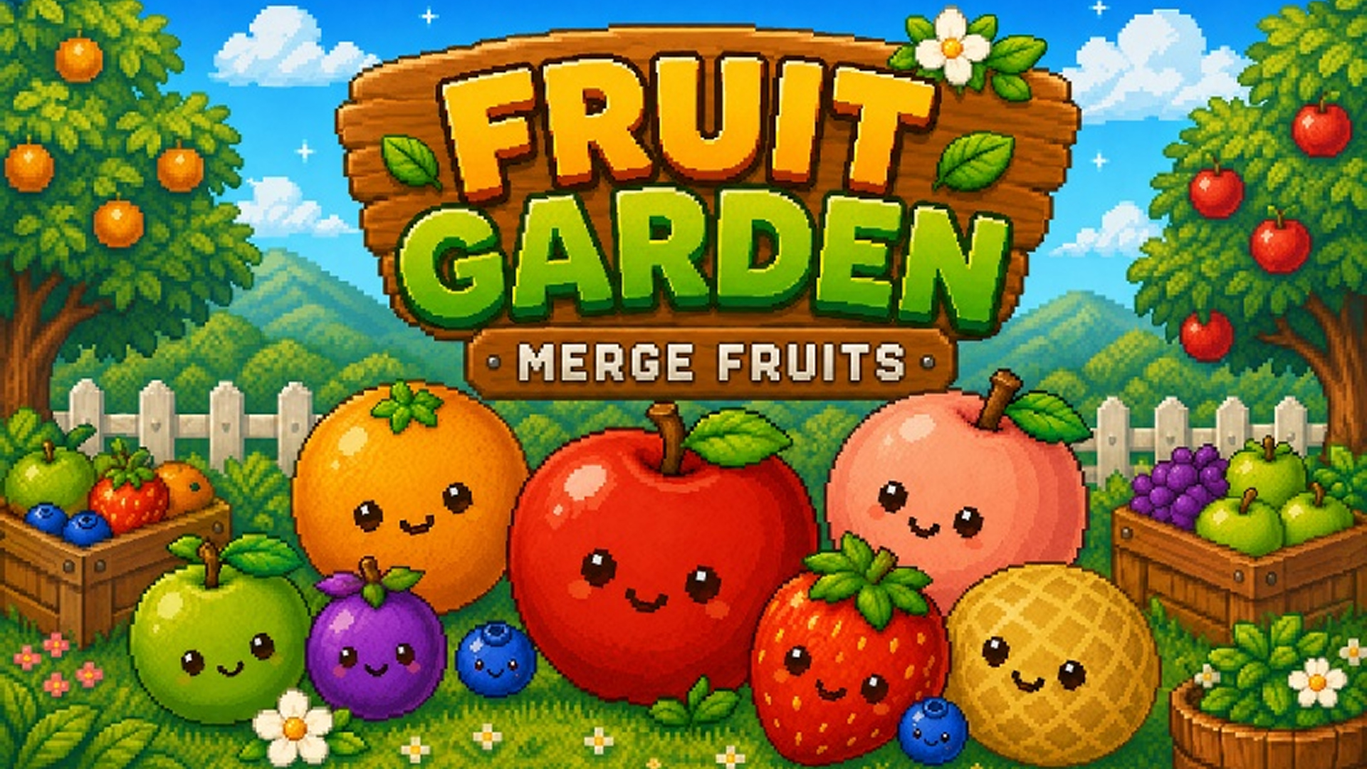 Visuel de Fruit garden: merge fruits