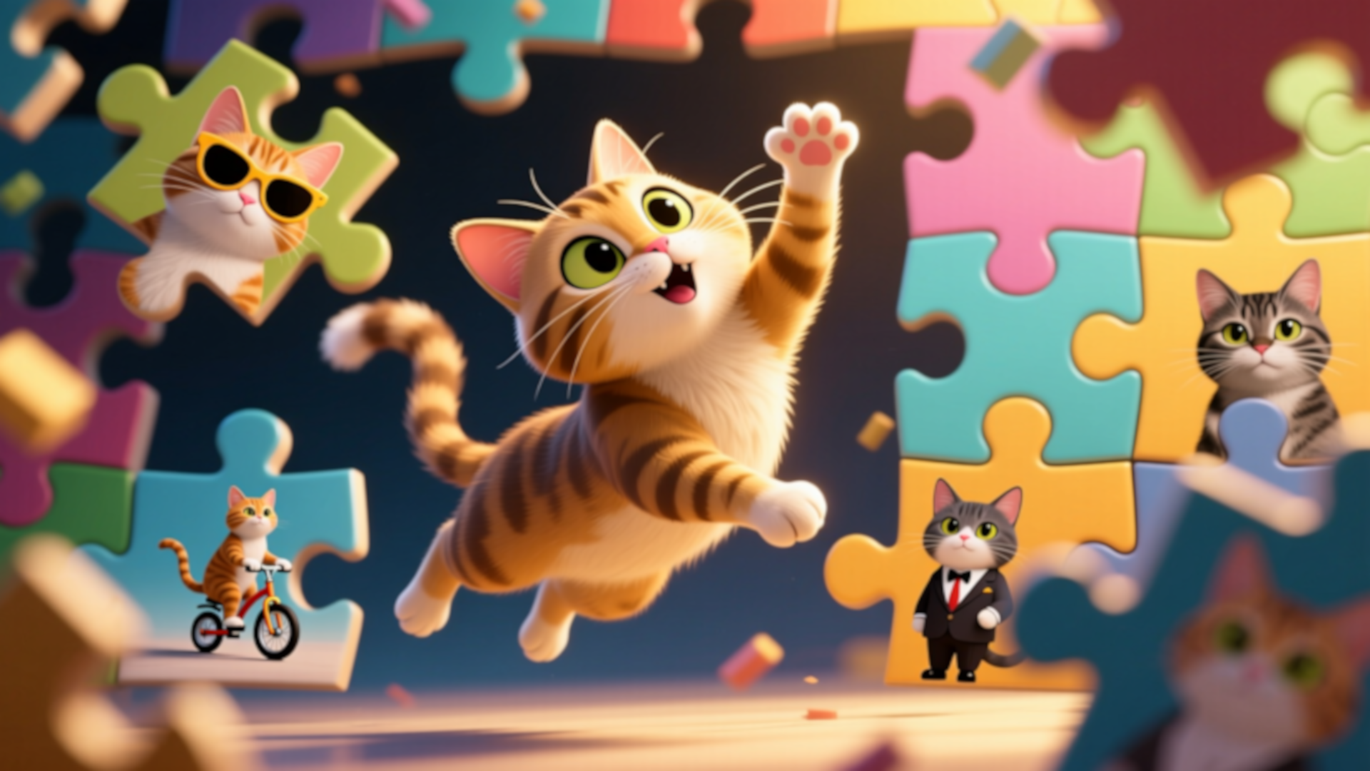 Copertina di Funny Cats: Puzzle