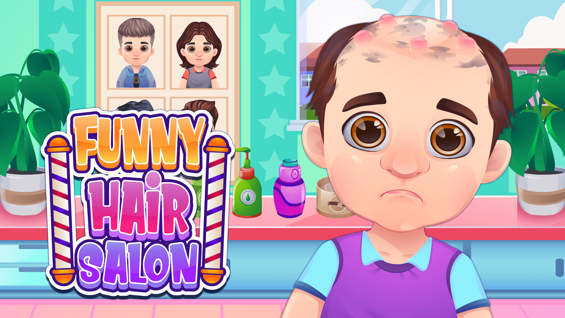 Funny Hair Salon cover art