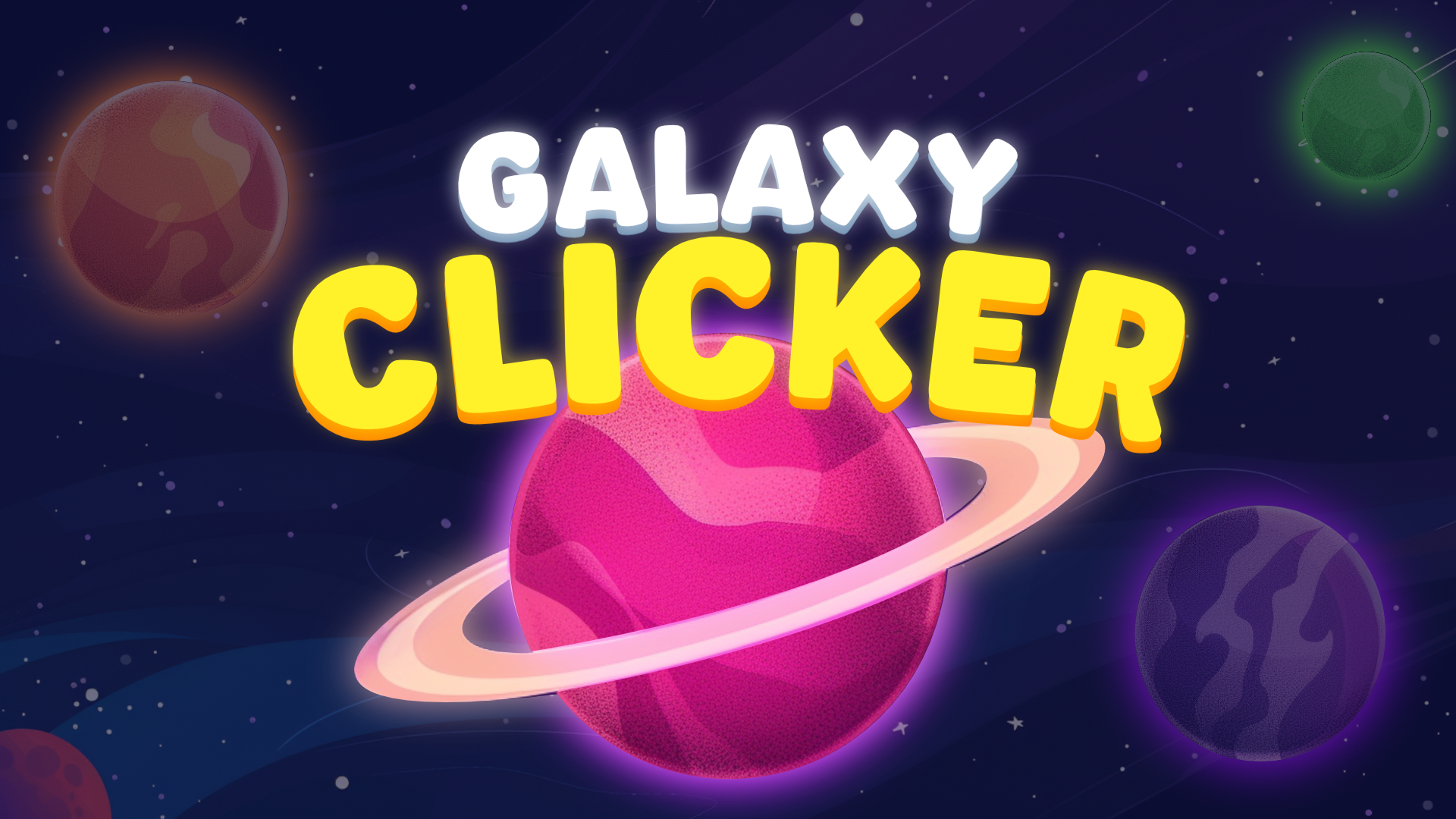 Arte da capa de Galaxy Clicker