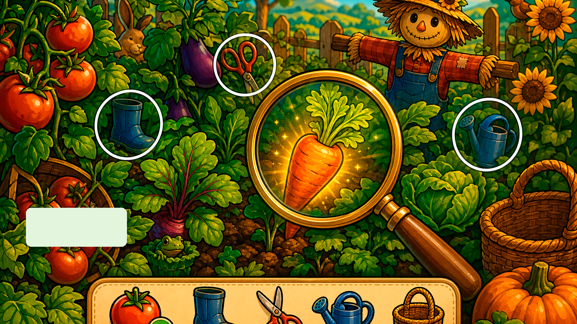 Arte da capa de Garden Hidden Object Game
