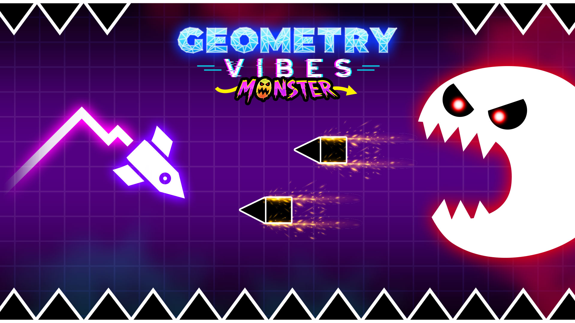 Geometry Vibes Monster kapak resmi