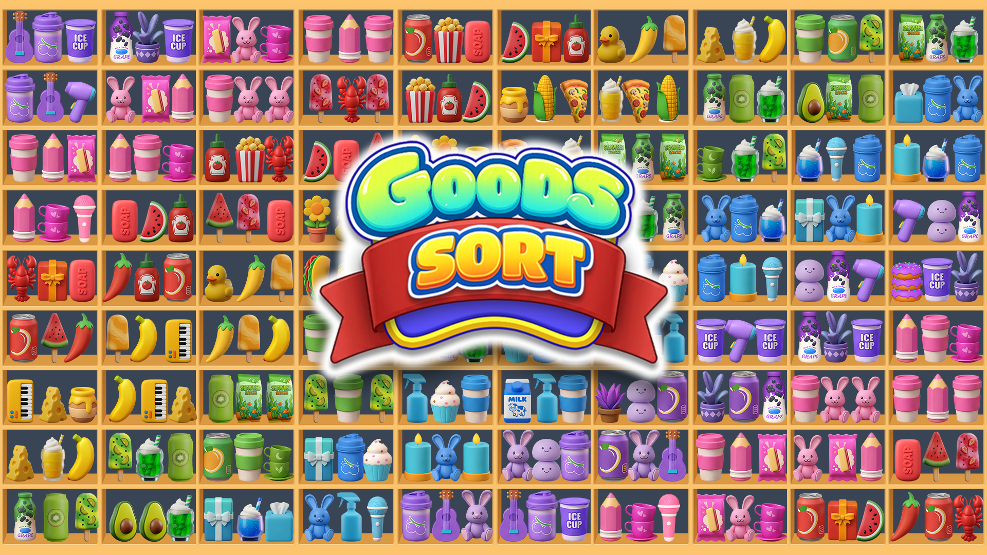 Goods Sort 3D - Triple Puzzle gameplay screenshot 1