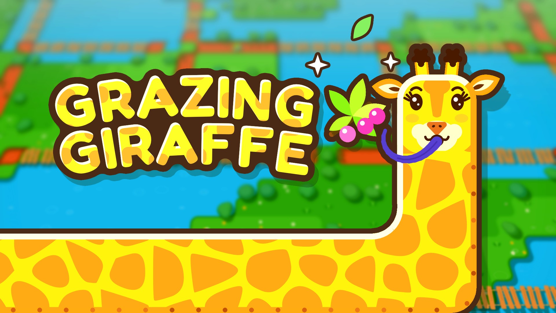 Grazing Giraffe