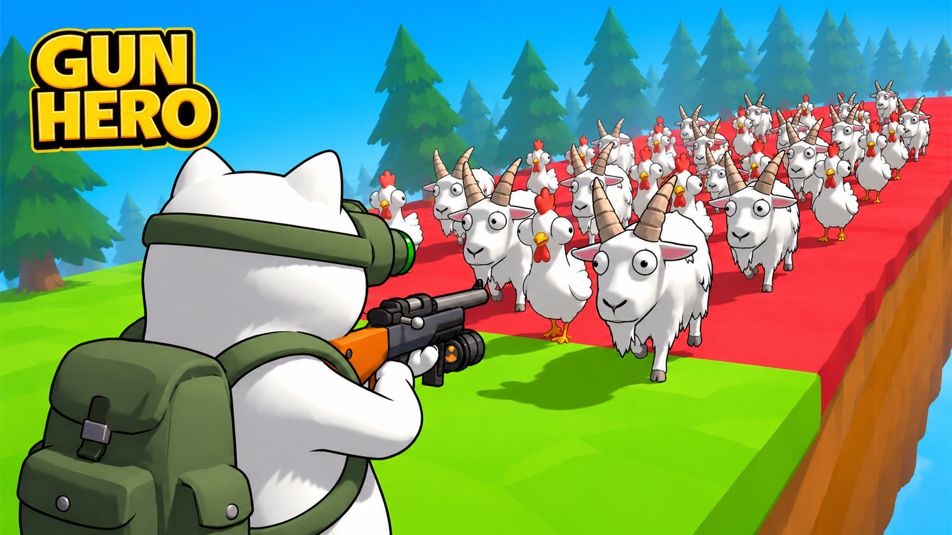 Imagen de portada de Gun Hero: Cat Survival Shooter