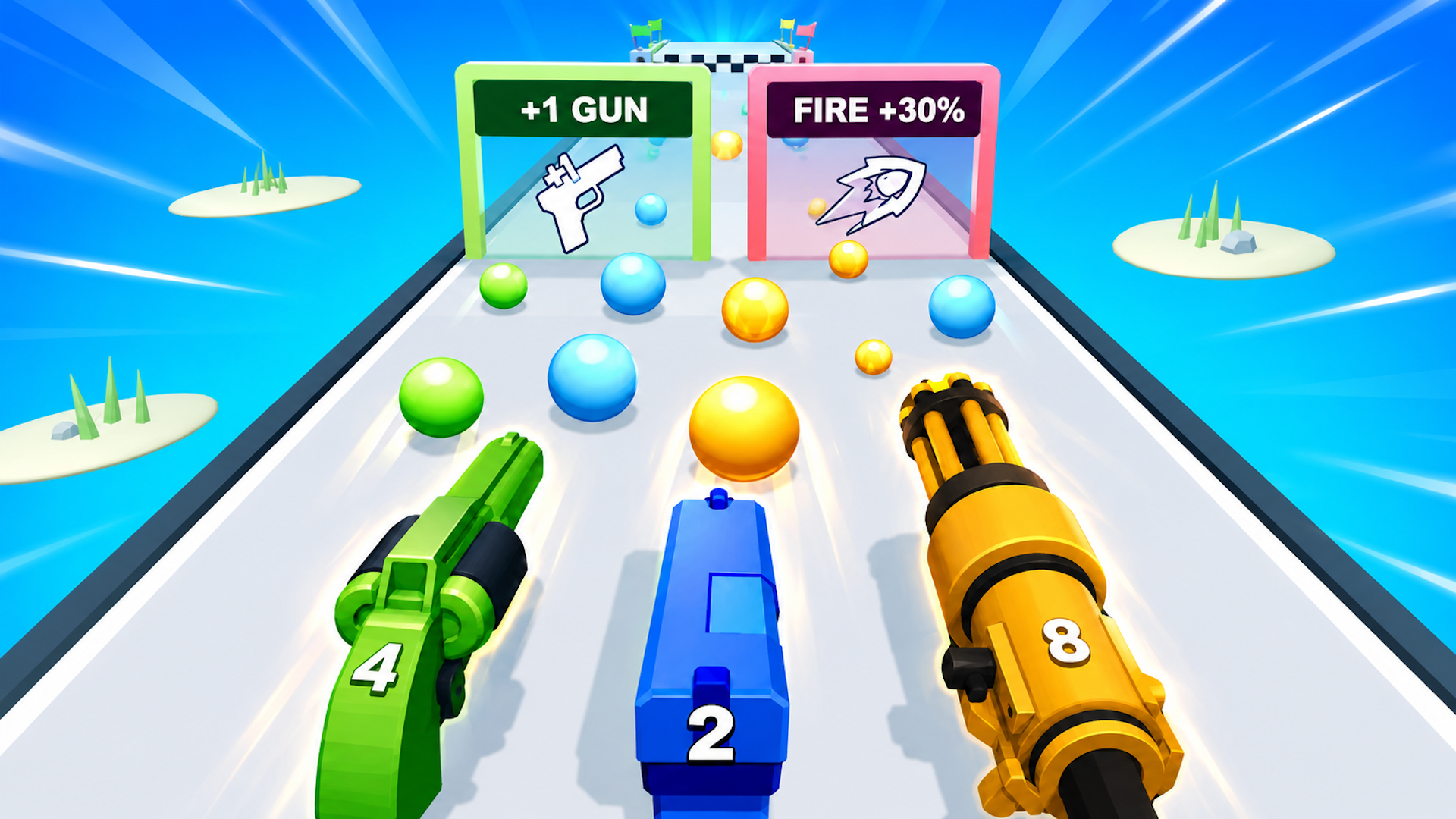 Gun Merge Evolution