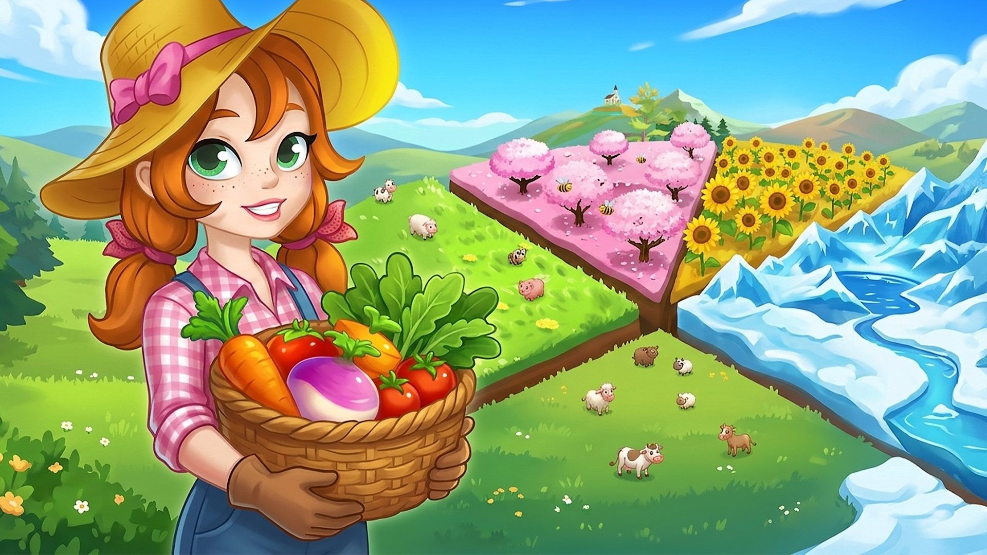 Happy Farm Fields Puzzle cover art