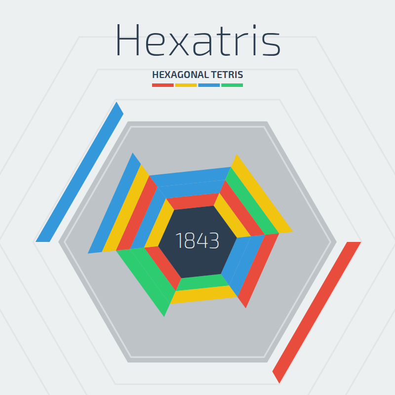 Hexatris: Hexagonal Tetris Puzzle