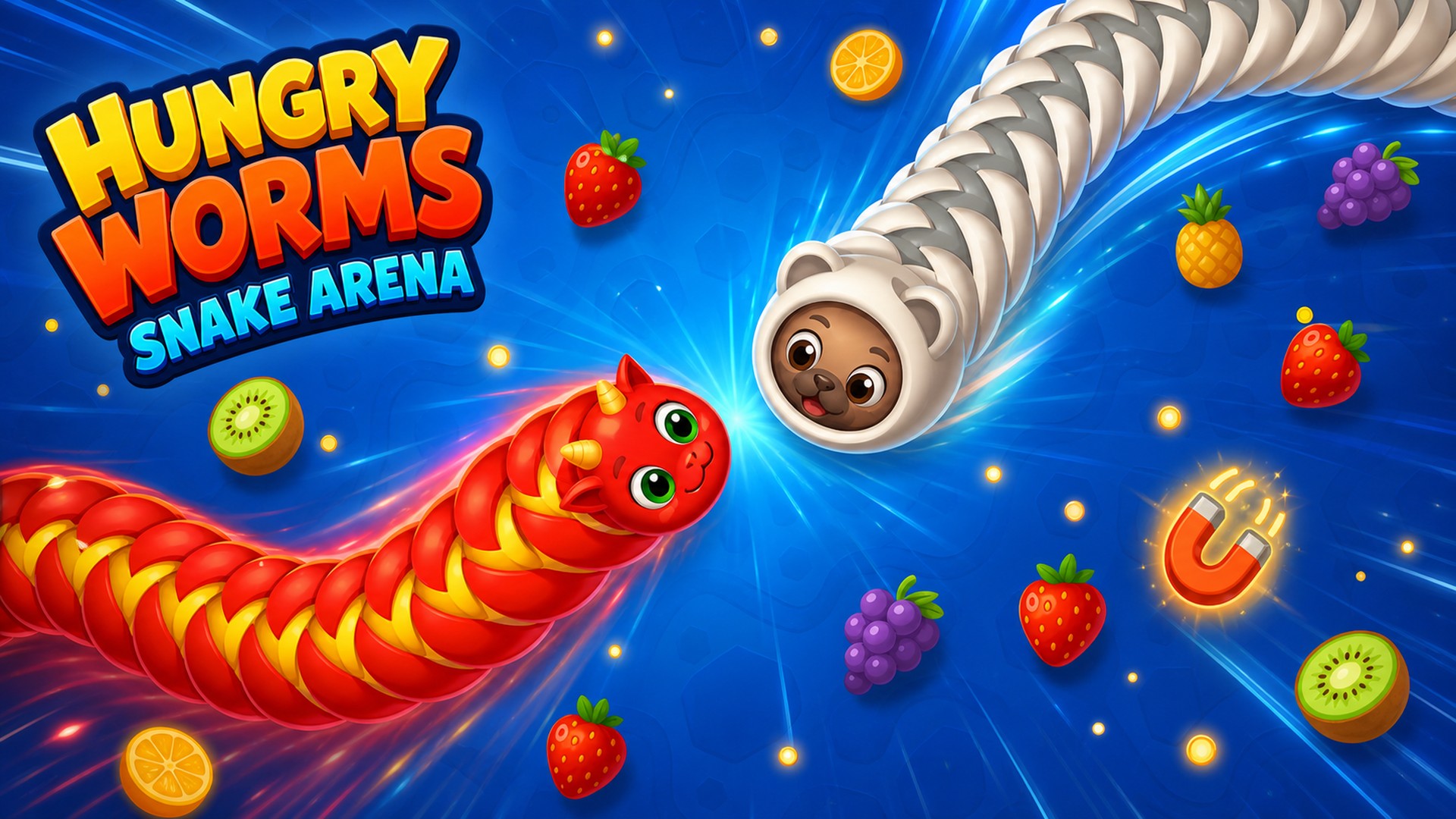 Okładka Hungry Worms: Snake Arena