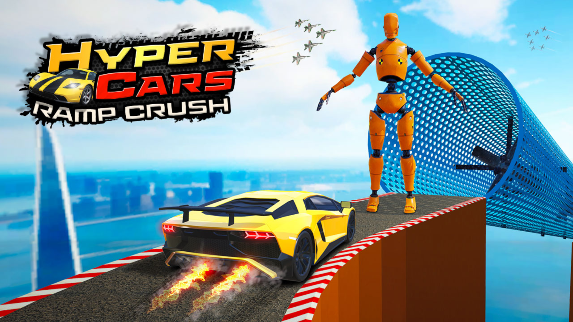 Hyper Cars Ramp Crash game artwork