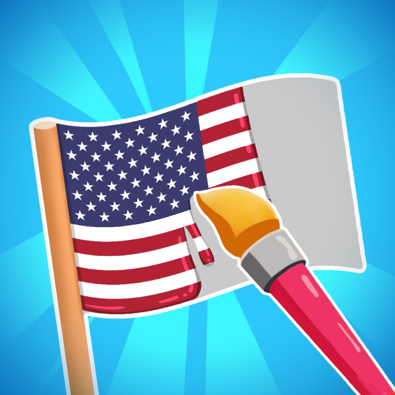 World Flags: Color Puzzle - Brain Teasers puzzle game thumbnail