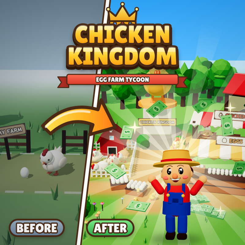 Chicken Kingdom: Egg Farm Tycoon