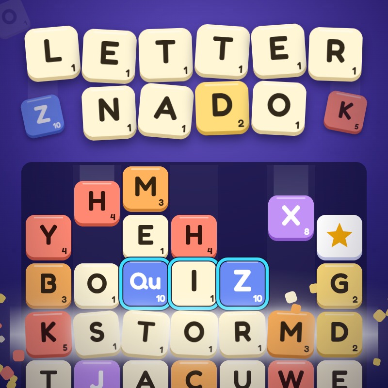 Letternado: Falling Word Puzzle