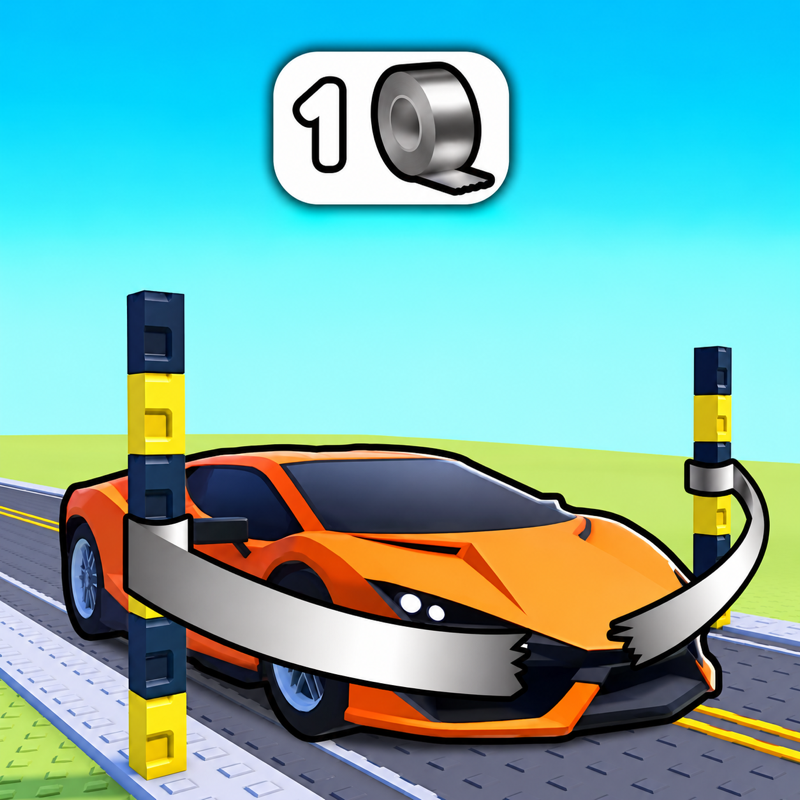 Obby: Drive your car as far as possible