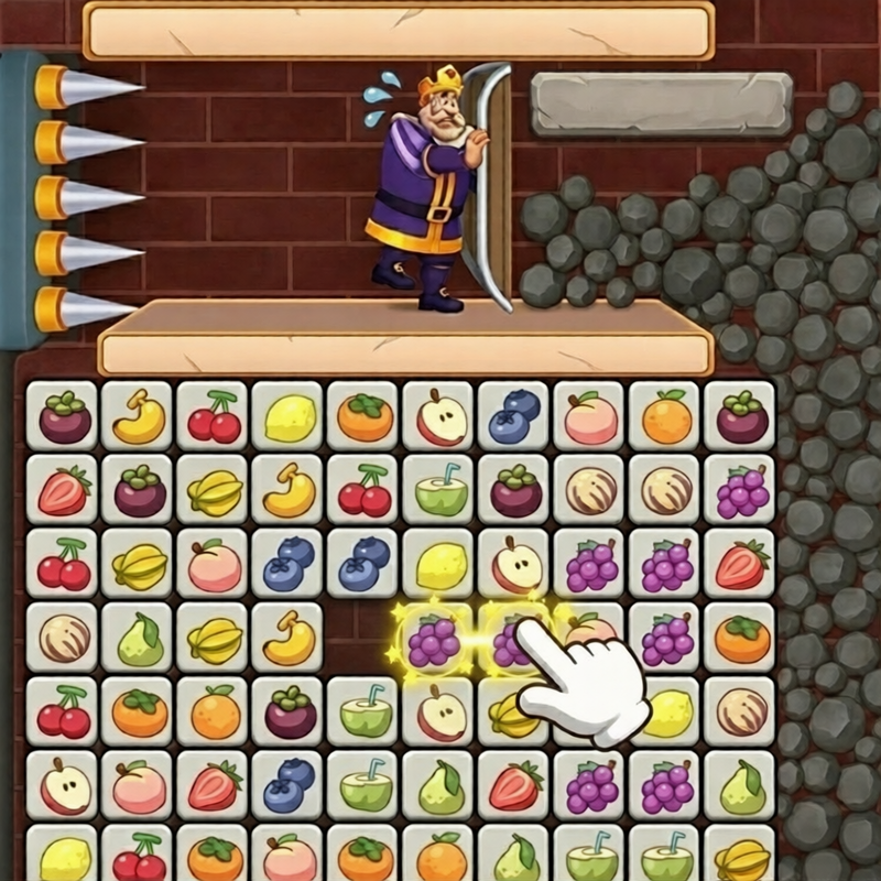Princess Rescue Fruit Connect
