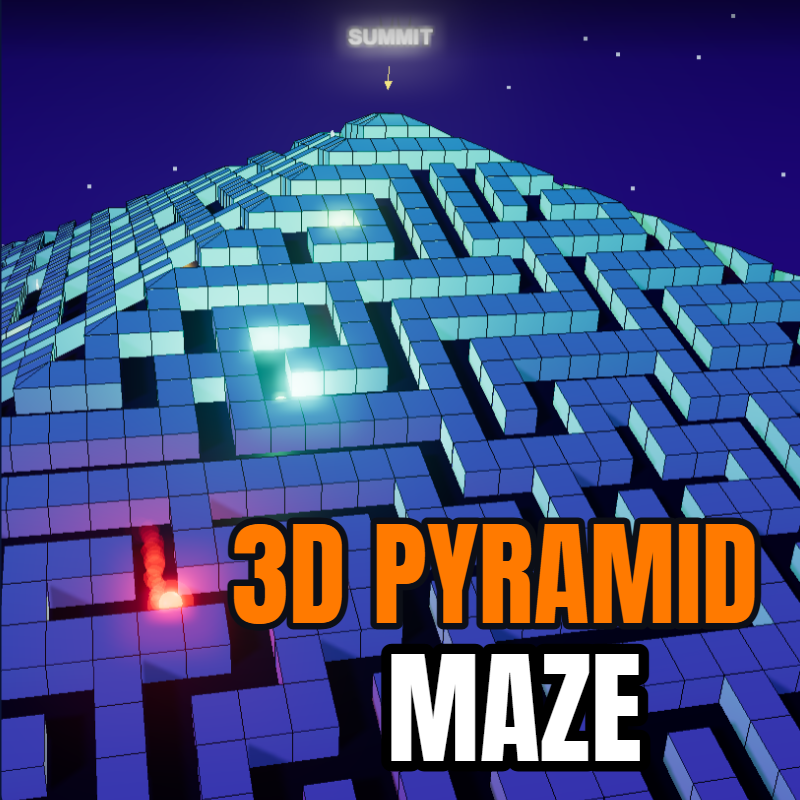 3D Pyramid Maze 