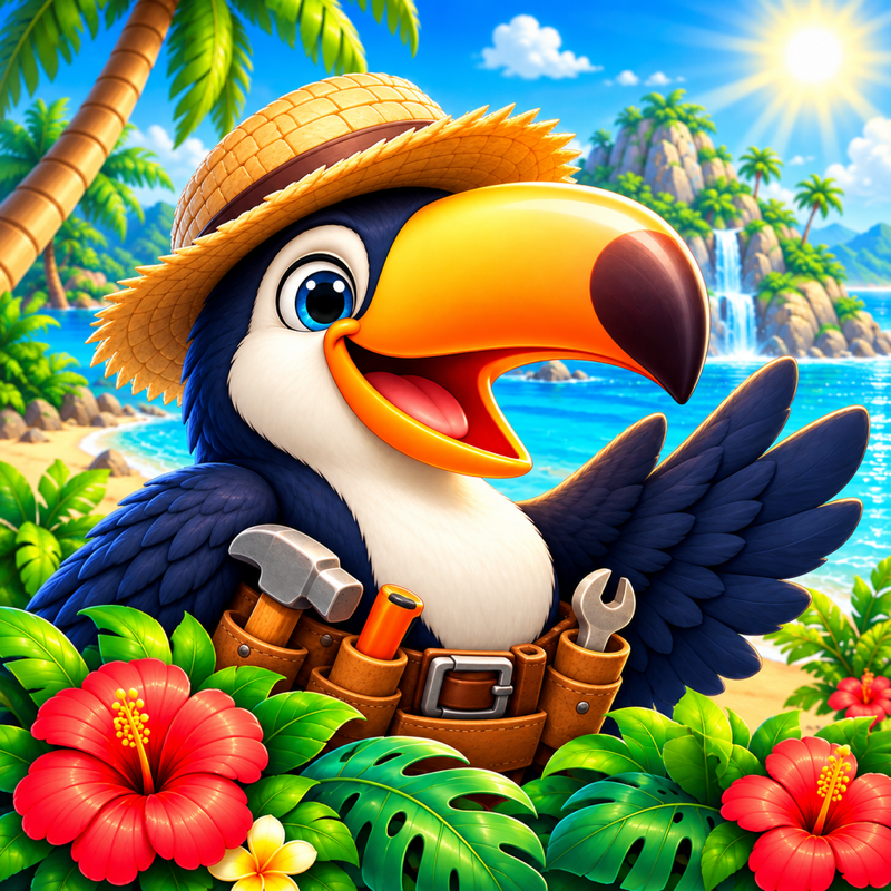 Sunny Blocks: Island Puzzle