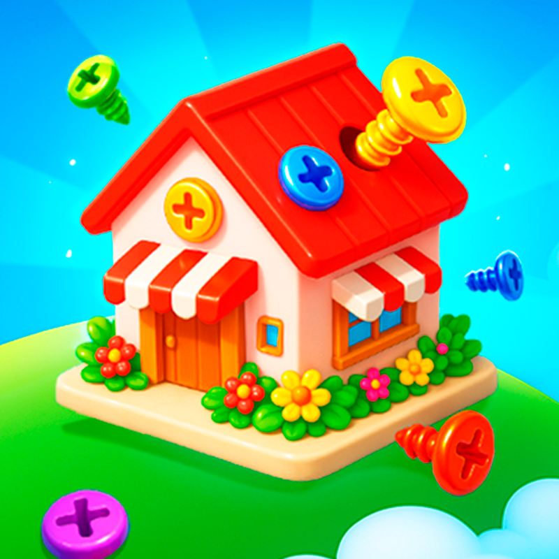 Screw Sort 3D - Logic Puzzles puzzle game thumbnail