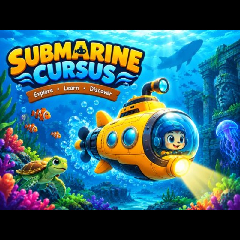 Submarine Cursus — Action game, available on playgama