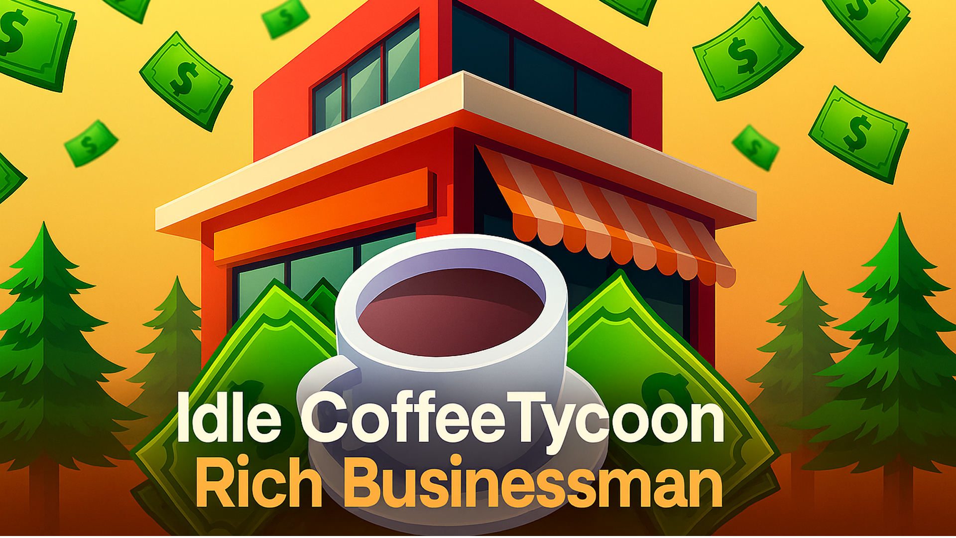 Idle Coffee Tycoon - Rich Businessman cover art