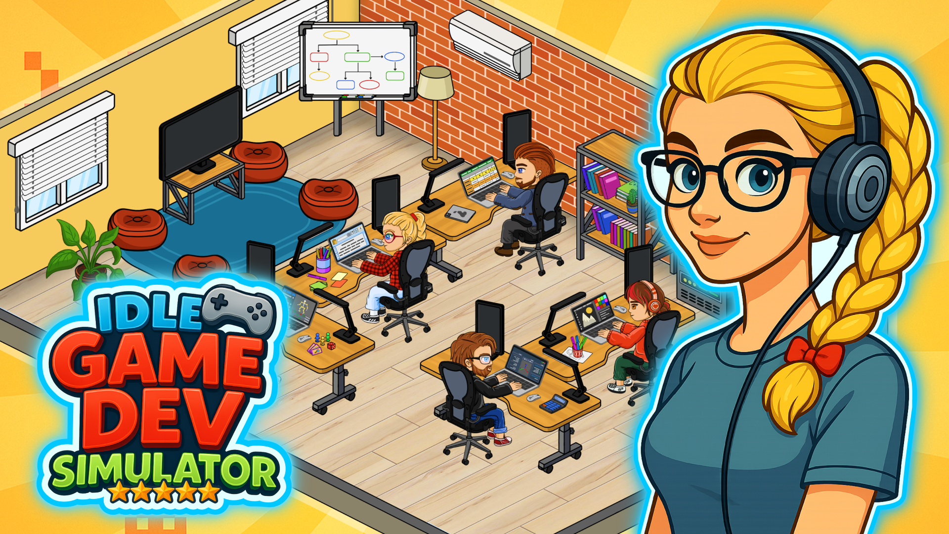 Gambar sampul Idle Game Dev Simulator
