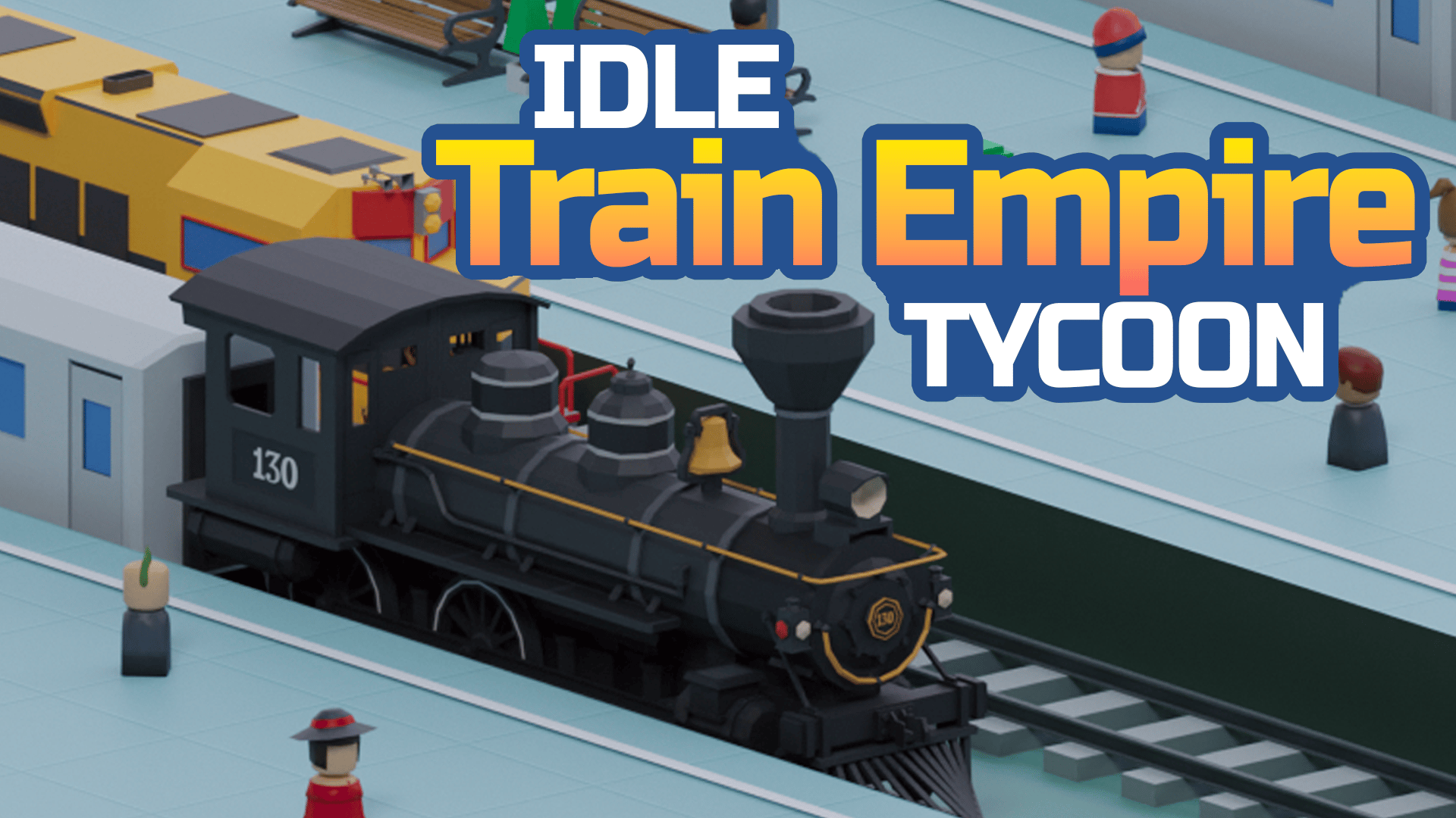 Idle Train Empire Tycoon game artwork