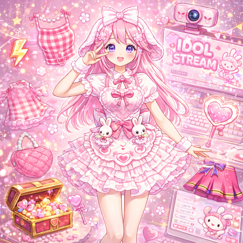 Idol Livestream: Doll Dress Up game thumbnail