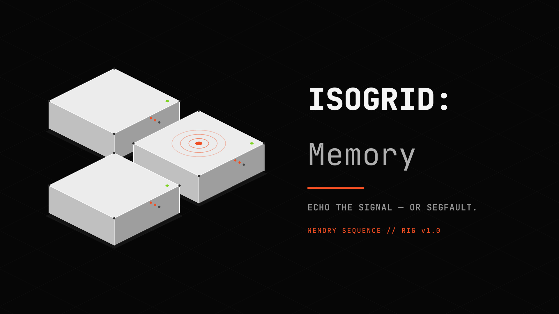 Visuel de ISOGRID: Memory