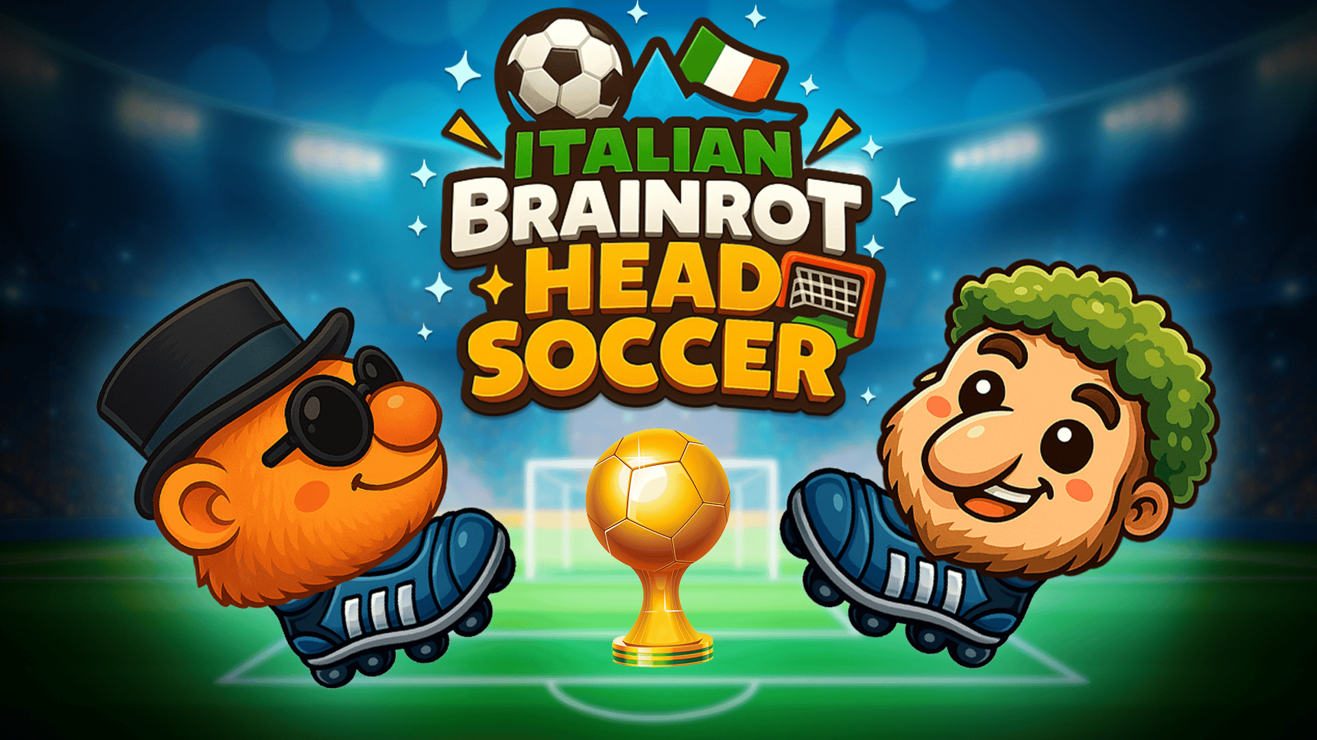 Italian Brainrot Head Soccer cover art