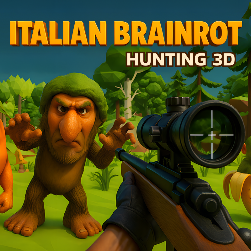 Italian Brainrot Hunting 3D game thumbnail