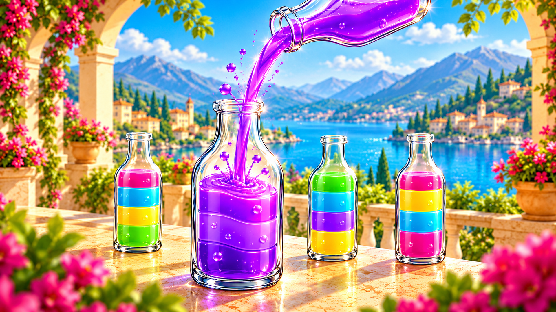 Jelly Bottle Sort game thumbnail