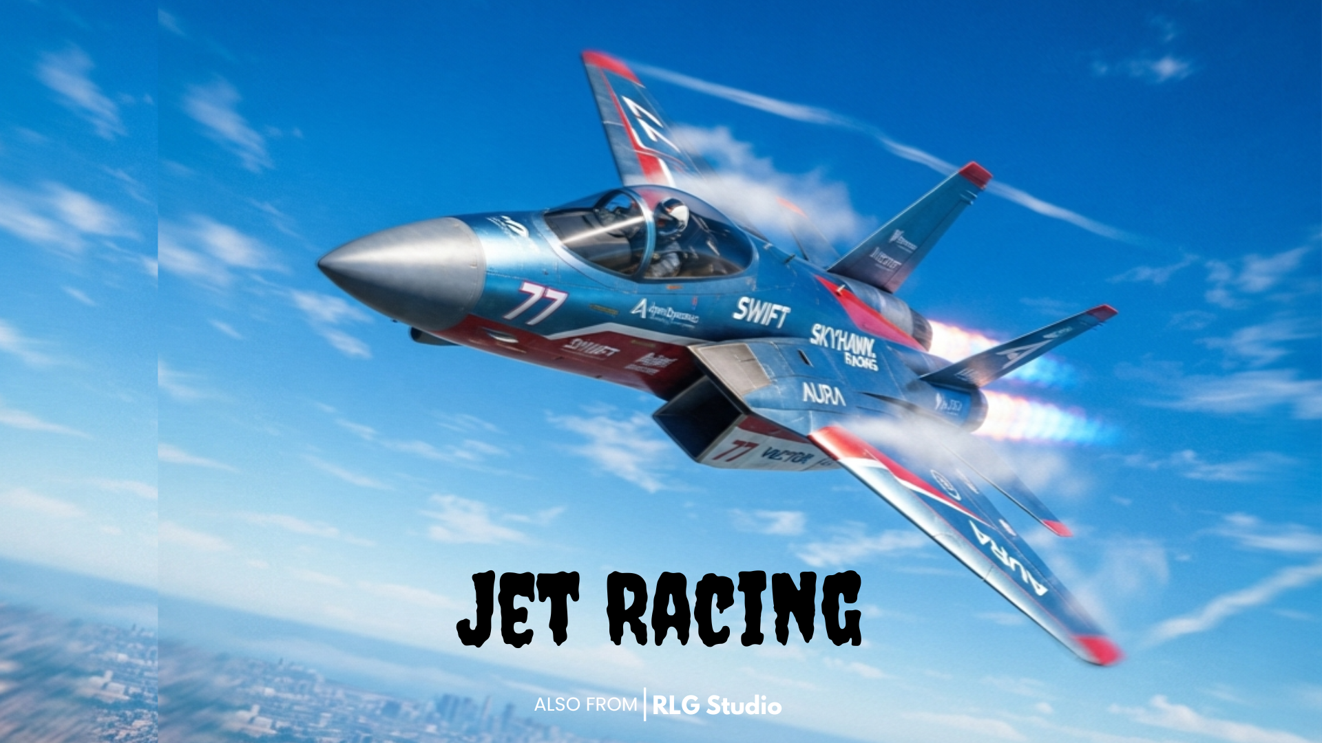 Arte da capa de Jet Racing