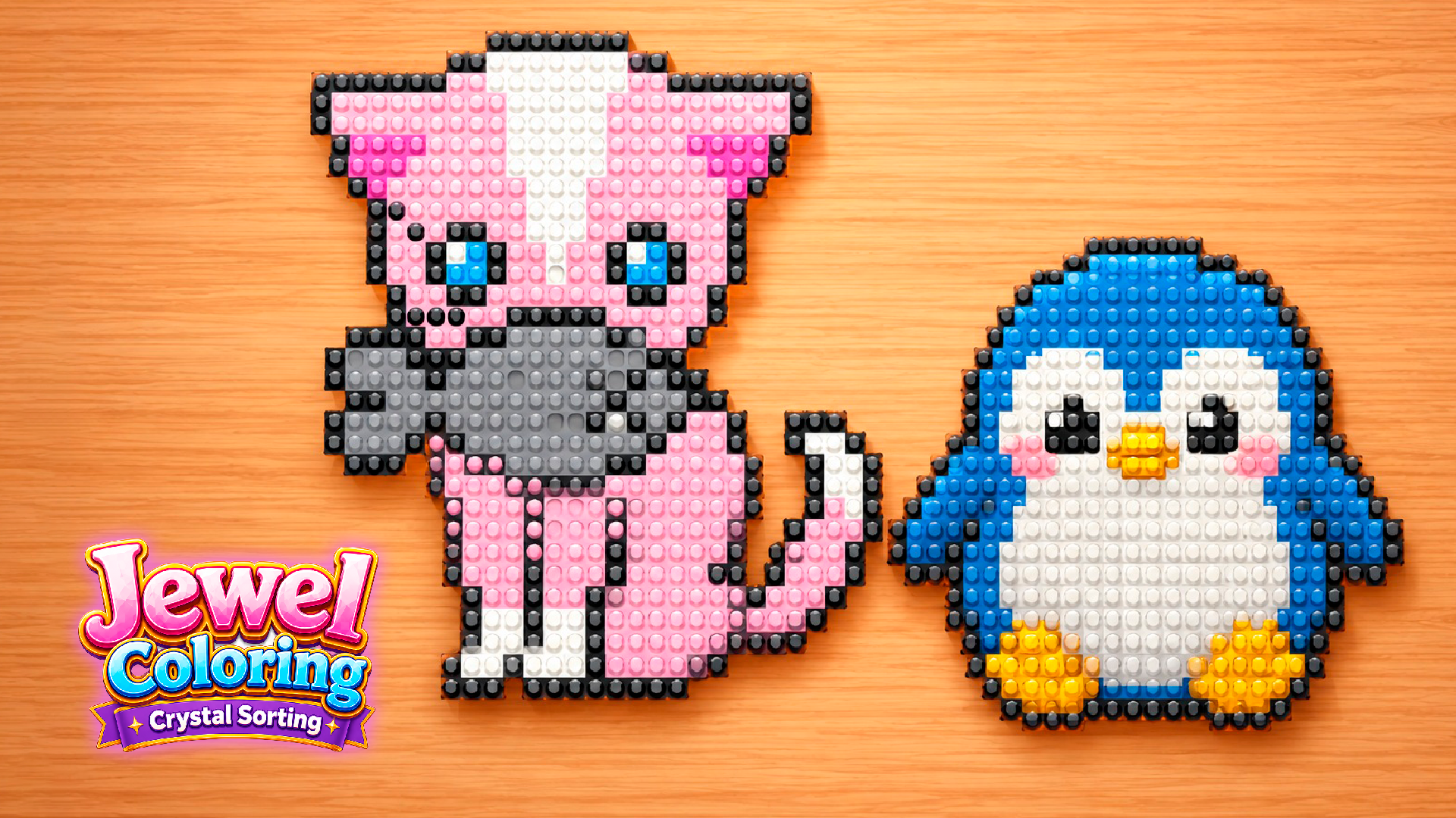 Jewel Coloring: Crystal Sorting