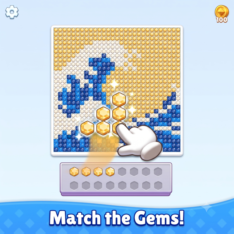 Jewel Gem Puzzle - Matching puzzle game thumbnail