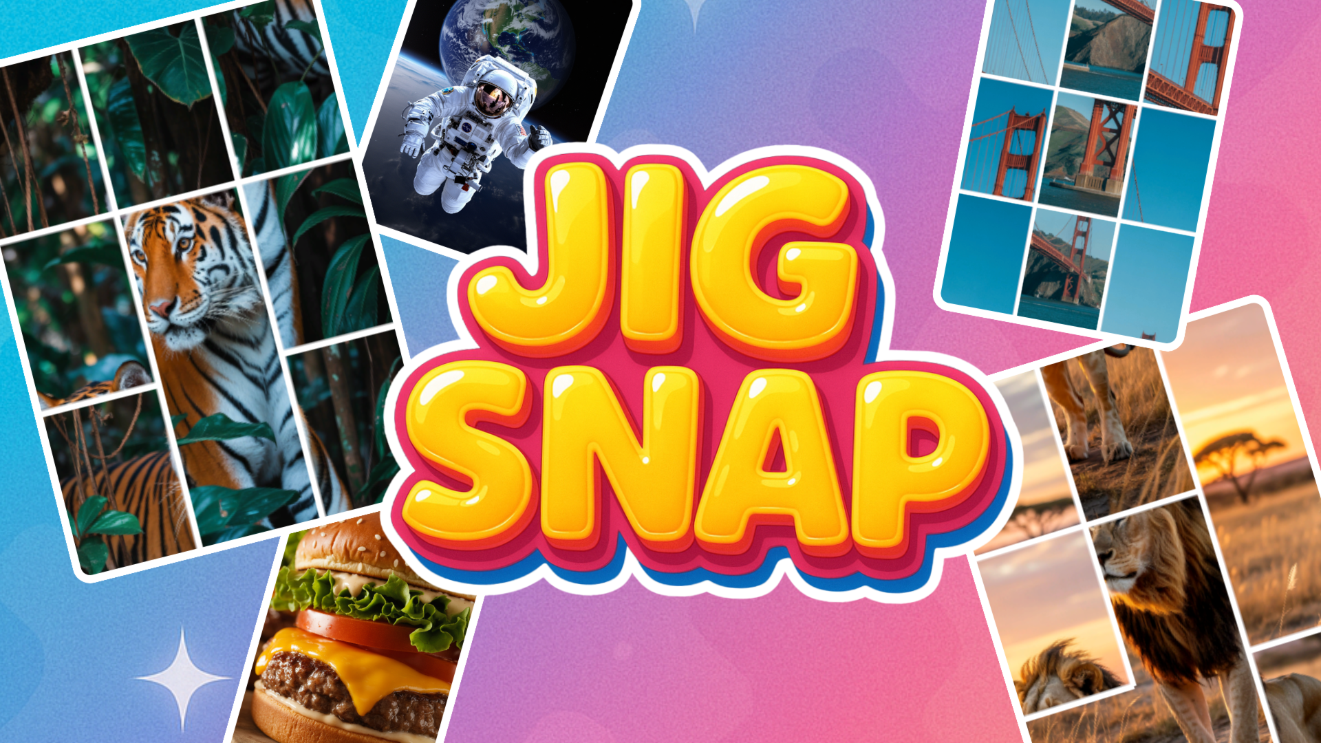Arte da capa de Jig Snap Puzzles