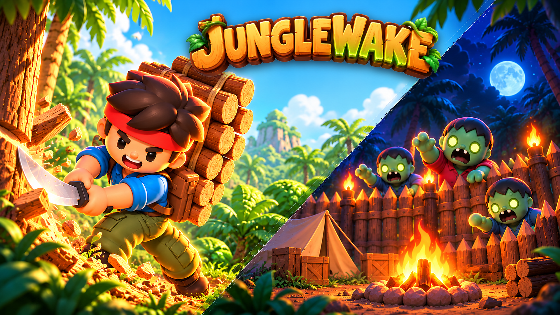 Arte da capa de Junglewake