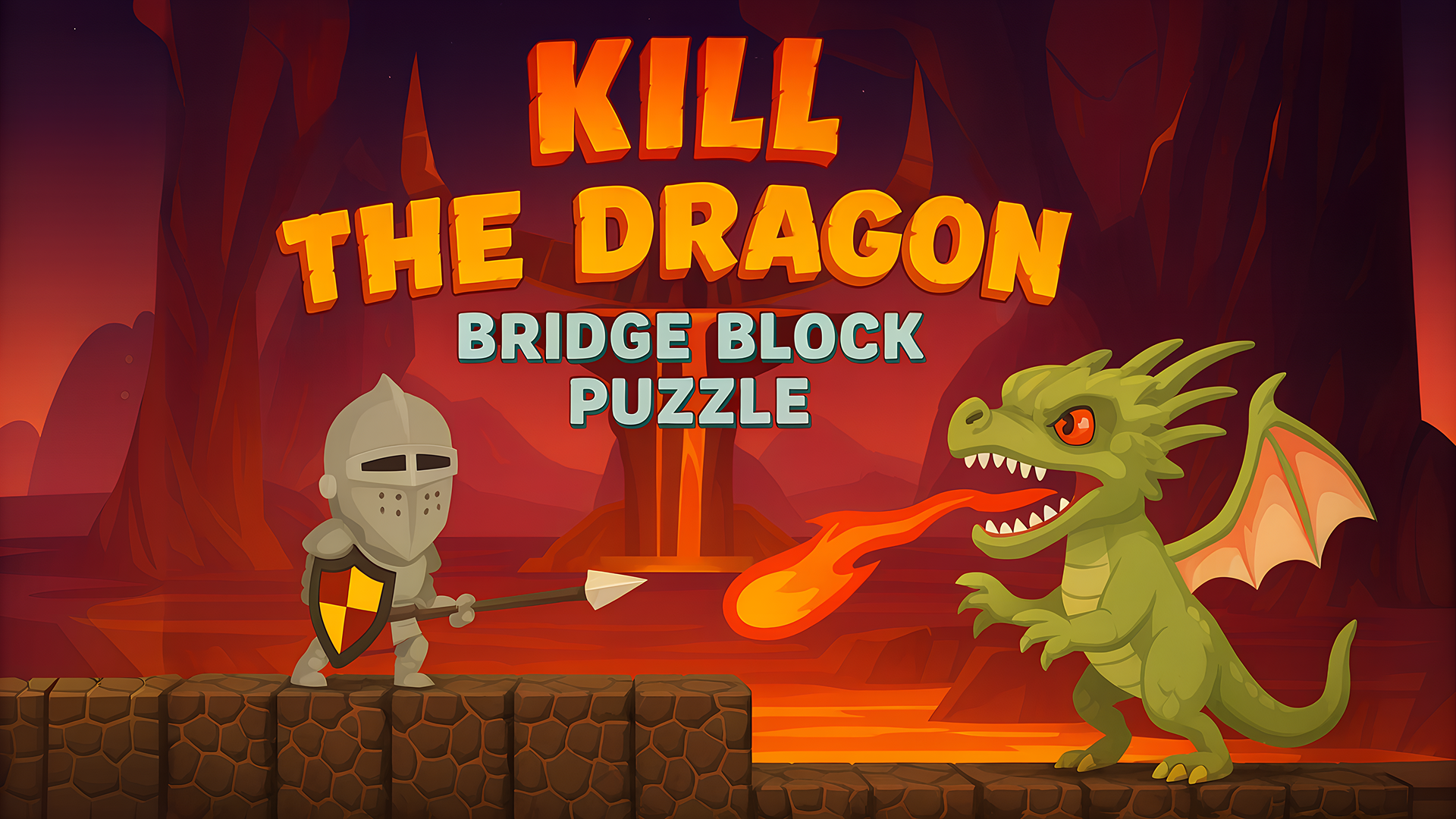 Imagen de portada de Kill The Dragon - Bridge Block Puzzle