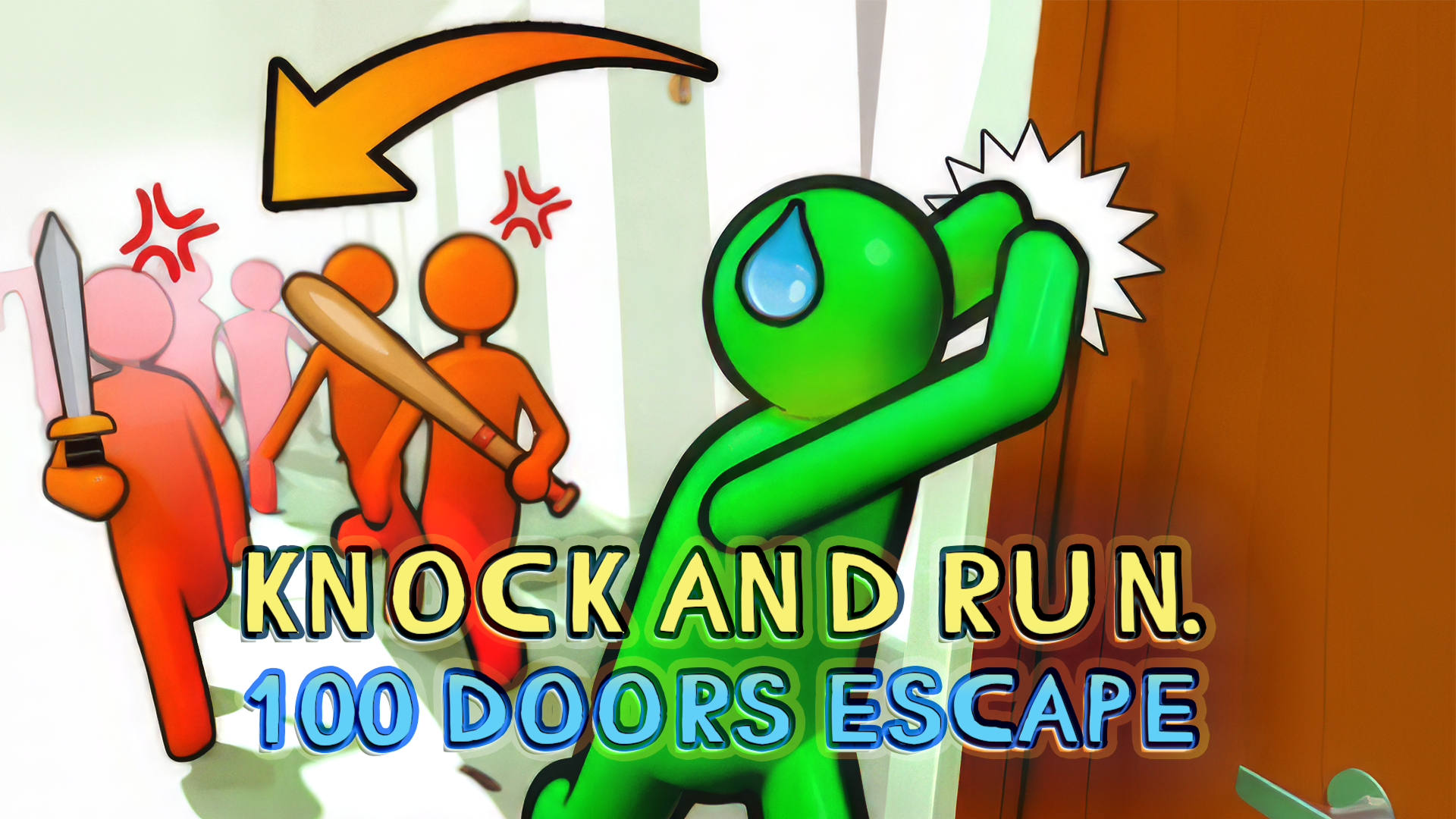 Imagen de portada de Knock and Run. 100 Doors Escape