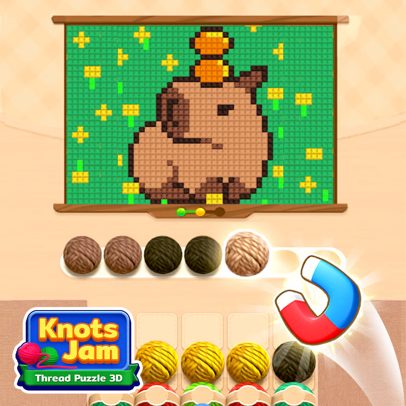 Knots Jam: Thread Puzzle 3D - Match-3 puzzle game thumbnail