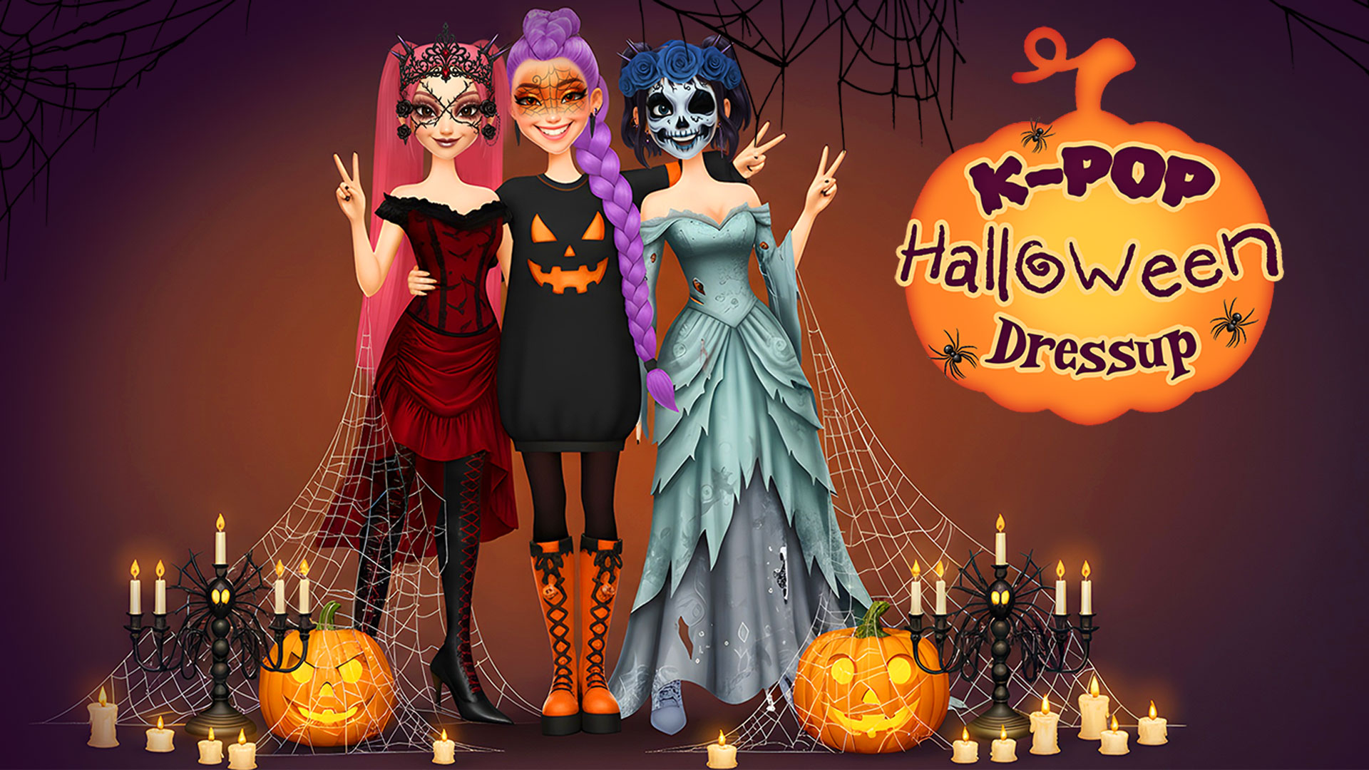 Arte da capa de K-Pop Halloween Dress Up